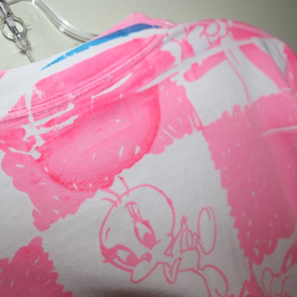 FREE*❤️vintage Looney Tunes 1991 Novel Teez single stitch t-shirt Tweety Bird - Picture 5 of 8